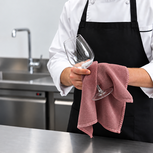 Toalla de Mano para Restaurante, de Algodón Premium, Tela de Rizo, Suave al Tacto, Reutilizable - Product Image 1