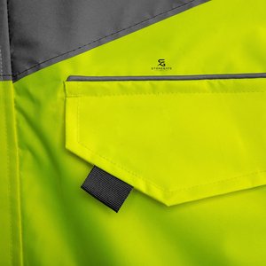Chaqueta de Trabajo Reflectante Impermeable de Alta Visibilidad para Hombre, Ropa de Trabajo de Seguridad para Invierno, Construcción, Seguridad, Resistente al Viento 2026 - Product Image 3