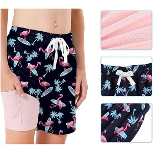 Traje de Baño Personalizado con Logotipo, a Rayas, Ecológico, de Secado Rápido, para Niños, Bebés y Niños Pequeños, Pantalones Cortos de Playa, 4 Way - Product Image 3