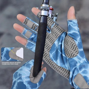 Gants de pêche ergonomiques offrant une excellente adhérence et une protection pour un ajustement confortable lors de longues séances de pêche - Product Image 5