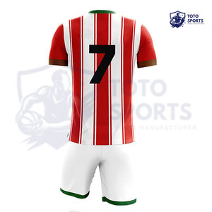 Nuevo Producto, Superventas, Uniforme de Fútbol Profesional Ligero y Transpirable de Tela de Poliéster, con el Mejor Servicio y Logotipo Personalizado - Product Image 2