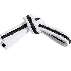 Ceinture de Taekwondo, Karaté, Jiu-Jitsu, Judo en tissu de coton épais, grammage élevé, taille et design personnalisés, ajustement professionnel - Product Image 3