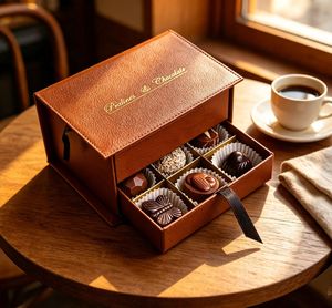 Customizable Chocolate Box <b>Packaging</b> Eco-Friendly Design Premium Durable Paper Materials UV Advantage Food Gift OEM ODM <b>Services</b> - Product Image 1