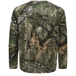 Men's <b>Camouflage</b> <b>Short</b> Sleeve O-Neck T-Shirt Regular Fit Casual Style Breathable Knitted 100% Polyester Printed Design Anti-UV - Product Image 2