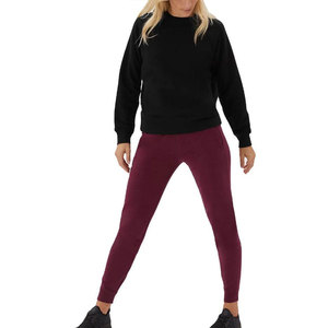 Sweat-shirt pour femme à col rond imprimé personnalisé OEM/ODM, en coton, décontracté, streetwear, pour l'extérieur, hiver, pull-over - Product Image 3