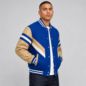 Veste varsity pour homme, matière douce, confort fiable et construction robuste pour un style de vie quotidien et une tenue urbaine. - Product Image 6