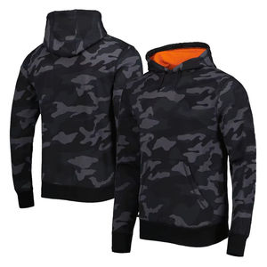 Sweat-shirt à capuche camouflage zippé pour homme, personnalisé, style streetwear, décontracté, respirant, en polyester, pour l'automne et la course à pied - Product Image 4