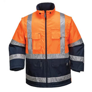 Veste de sécurité haute visibilité classe 2, professionnelle, durable, imperméable, avec rembourrage renforcé, pour petites commandes - Product Image 2