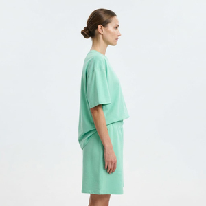 Wholesale Solid Two Piece High Quality <b>Twin</b> <b>Set</b> Short Sleeve T Shirt and Shorts New Summer Women Two Piece <b>Twin</b> <b>Set</b> with Oem - Product Image 3
