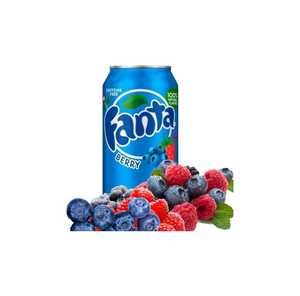Fanta Berry, 12 Latas de 355ml, Contiene Menos del 2% de Sabores Naturales y Ácido Cítrico para Mantener la Estabilidad del Sabor, Venta al Por Mayor - Product Image 2