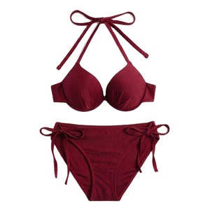 Conjunto de Bikini Brasileño con Cuerdas Trenzadas en Colores de Moda, Traje de Baño para Mujer, Bikini para Chica - Product Image 1