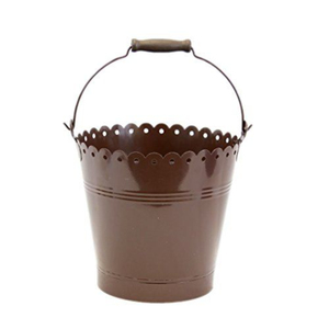 Wholesale <b>Vintage</b> <b>Mini</b> Gold Metal Bucket Pail With Handle For Party Wedding And Home Decor Galvanized Steel Decorative Planter - Product Image 2