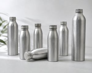Bouteille d'eau en aluminium personnalisée avec impression sérigraphique et bouchon à vis 350ml/650ml, emballage vert, bouteille pour boissons - Product Image 6