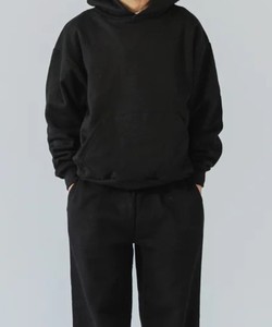 Wholesale Custom Design Winter Pullover Hoodies Pocket Front Logo Solid Color Polyester/Cotton Material High Quality for Unisex - Product Image 4