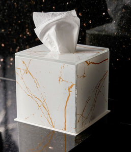 Caja de pañuelos de resina ligera, ecológica y de lujo, muy demandada, para uso en el hogar, hoteles y restaurantes - Exportador indio - Product Image 6