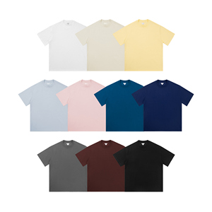 Unisex Solid Knitted Polyester Bulk Regular Fit Blank T-shirts Customized Design Your Own Printing <b>LOGO</b> - Product Image 5