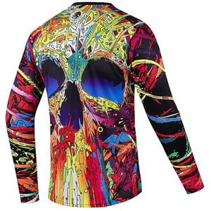 Jersey de Motocross Personalizado, Transpirable, de Malla, para Ciclismo de Descenso MTB, Poliéster/Nailon, Secado Rápido, Unisex, para Adultos - Product Image 6
