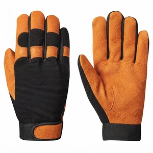Guantes de Seguridad de Alta Calidad con Palma de Cuero Sintético, Ajuste Cómodo y Diseño Flexible para Aplicaciones Industriales - Product Image 1