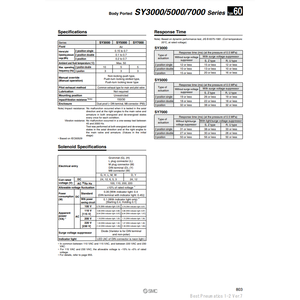 Válvula de solenoide SMC Pneumatics, piezas neumáticas de SY5260-5MOZ-C4 - Product Image 3
