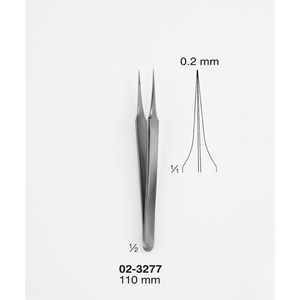 Pinzas de Joyero Tipo 5 de 11 cm, Grado Profesional, Punta Puntiaguda de 0.2 mm, Micro Pinzas Quirúrgicas de Acero Inoxidable Reutilizables, Herramientas Médicas - Product Image 1