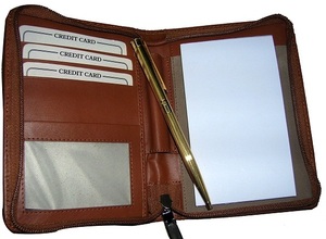 Brown Genuine Leather Zip Around <b>Planner</b> A5 Size Business Style Journal Gift Diary Cover - Product Image 2