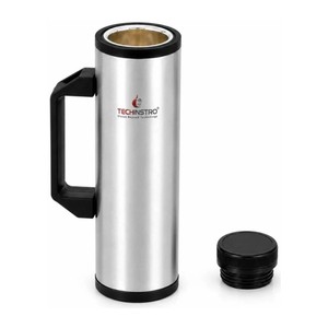 Grande fiole Dewar de 5 L en acier inoxydable à double paroi sous vide pour le stockage de l'azote liquide en laboratoire - Product Image 1