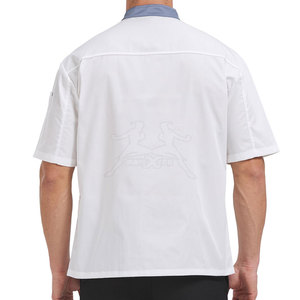 Veste de chef unisexe moderne avec matière respirante et coupe décontractée pour les équipes de restauration - Product Image 3