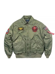 Blouson aviateur Top Gun pour homme, noir, polyester/coton, uniforme bomber, usage hivernal, détection par aiguille, fusion sans couture - Product Image 3