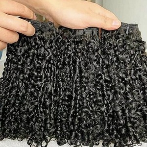 Peluca rizada birmana natural y paquetes de cabello no Remy para mujeres. Compre directamente de India Hair Extension. - Product Image 5