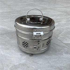 Tambour de stérilisation manuel en acier inoxydable de qualité supérieure pour la stérilisation et le stockage sécurisé des instruments médicaux et chirurgicaux en milieu hospitalier - Product Image 5