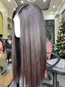 วิกผมตรงกระดูกบ๊อบตัด100% สีธรรมชาติทำจากผ้าทอแบบเส้นเดียวผมชาวเวียดนาม - Product Image 4