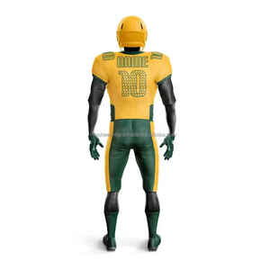 Uniforme Deportivo de Fútbol Americano Corto de Poliéster 100% Transpirable de Secado Rápido con Impresión Digital de Logotipo Personalizado de Alta Calidad - Product Image 5