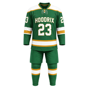 Ensemble de maillots de hockey sur glace personnalisés à marque privée, tissu en maille respirant et anti-humidité, nom et numéro de l'équipe, faible MOQ, Pakistan - Product Image 2