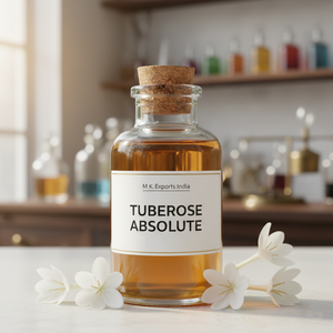 Huile absolue de tubéreuse indienne, extrait naturel de Polianthes Tuberosa pour la parfumerie fine et la formulation de cosmétiques de luxe - Product Image 3