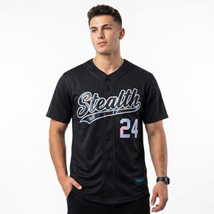 Nueva Camiseta de Béisbol Unisex de Alta Calidad con Estampado Personalizado, 100% Poliéster Transpirable, Antibacteriana, Tallas Grandes, Camisetas de Softbol - Product Image 3