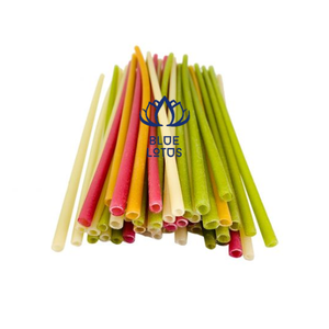 Pajitas de Harina de Arroz Ecológicas, Seguras y Limpias, 2026, Pajitas Comestibles 100% Vegetales, Ideales para Bebidas Calientes y Uso Diario, Oferta al por Mayor - Product Image 1