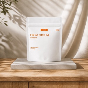 [FROM OREUM] Pasta de Dientes con Sabor a Mandarina de Jeju, Tabletas de Dentífrico Cítrico de Mandarina en Bolsa de Recarga Portátil para Viajes - Product Image 5