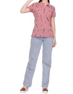 เสื้อผ้าแฟชั่นสีเขียวเทอร์รี่ แขนสั้น สวมใส่สบาย ระบายอากาศได้ดี แห้งเร็ว โลโก้ New York ด้านหน้า ผ้าถักทรงโอเวอร์ไซส์ - Product Image 4