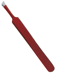 Pince à épiler pour sourcils avec revêtement en poudre pour femmes et hommes, pour l'épilation des sourcils, des poils incarnés et des poils du visage, utilisable également pour les cils - Product Image 3
