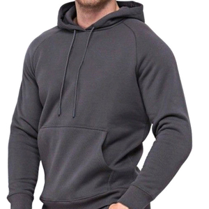 Nouvelle Tendance 2025 : Ensemble de Survêtement Homme 2 Pièces en Coton Uni Personnalisable à Manches Longues, Style Sportif et Élastique - Product Image 3