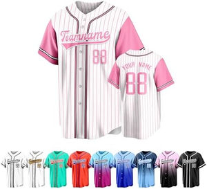 Camisetas de béisbol personalizadas para mujer, impresión digital, 100% poliéster, tela de 220 g/m², media manga, absorción de humedad, doble correa, para chicas - Product Image 5