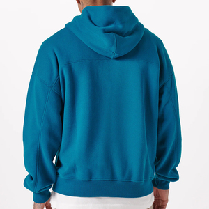 Sweat à capuche en molleton épais de haute qualité, logo personnalisé, coupe oversize, épaules tombantes, col à capuche, style hiver - Product Image 5