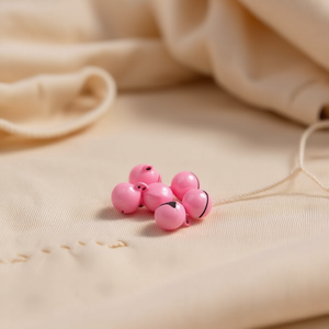 ILAN Cascabel Rosa Chiaro 14mm 6pz per Perline da Abbigliamento - Product Image 3