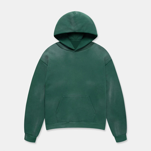 Sudaderas con capucha de alta calidad para hombre, estilo básico y moderno, con lavado ácido, 100% algodón mezclado, con su logotipo, personalizables según demanda. - Product Image 1