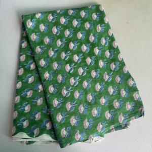 Soft Pure Cotton <b>Block</b> <b>Printed</b> Fabric for Women Girls Dress Material Kurti Top and Tunic Fabric - Product Image 4