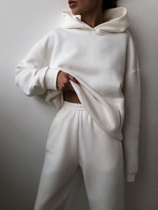 Ensemble deux pièces décontracté automne-hiver : sweat-shirt à manches longues épaissi et pantalon – Meilleure vente - Product Image 3