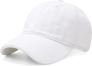 Gorra de Béisbol Blanca de 6 Paneles, Unisex, Ajustable, de Color Sólido, de Algodón, Informal, para las Cuatro Estaciones, Talla Adulto - Product Image 3