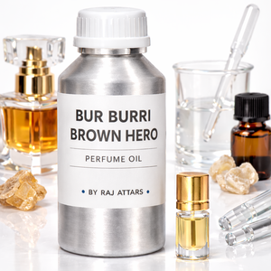 Aceite de Perfume Concentrado (Attar) Bur Burri Brown Hero 1KG, Colección Oud, Sin Alcohol, Unisex, Fragancia Duradera, Alta Calidad - Product Image 1