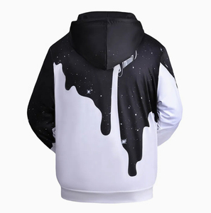 Sweat-shirt à capuche pour homme en sublimation, streetwear premium, conçu avec un tissu respirant pour un style décontracté. - Product Image 2
