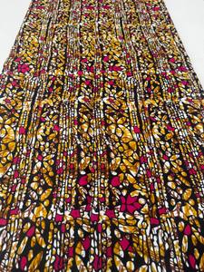 Tela de algodón de cera africana de Kenia colorida Material Real Ankara para vestidos Camisas Bolsos y moda cultural - Product Image 5